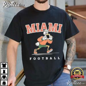 Miami Canes Mascot Football Vintage T Shirt (2)