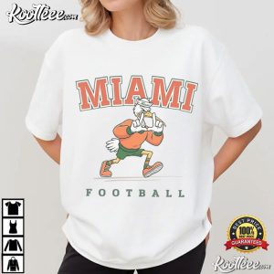 Miami Canes Mascot Football Vintage T-Shirt Miami Canes Mascot Football Vintage T Shirt (3)