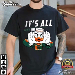 Miami Hurricanes Football Mascot Vintage T Shirt (3)