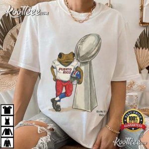 Benito Bowl Halftime Puerto Rico Sapo Concho Football T Shirt (3)