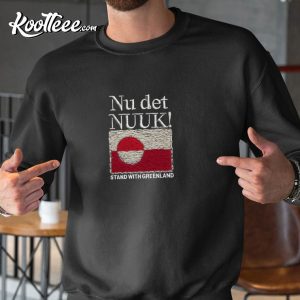 Nu Det NUUK Stand With Greenland Flag Embroidered Sweatshirt (2)