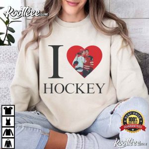 Heated Rivalry I Love Hockey T Shirt (4)