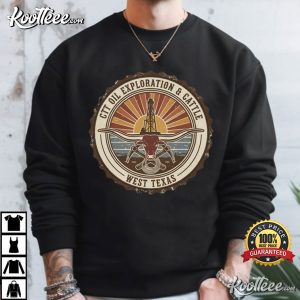 CTT Oil Exploration And Cattle West Texas Landman T Shirt (1)