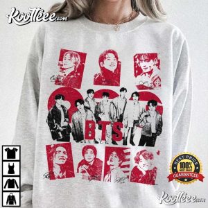 BTS Bangtan Boys Vintage T Shirt (4)