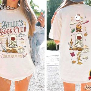 Beauty And The Beast Belle’s Book Club Disney T Shirt (3)