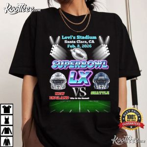Superbowl LX Gameday Football Watch Party Custom T-Shirt Superbowl LX Gameday Football Watch Party Custom T Shirt (3)