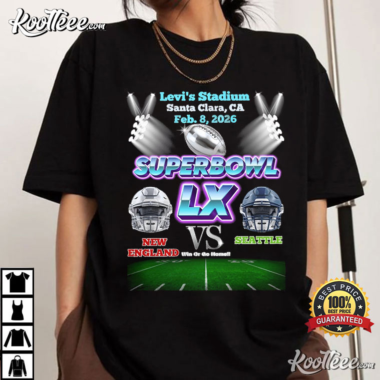 Superbowl LX Gameday Football Watch Party Custom T-Shirt Superbowl LX Gameday Football Watch Party Custom T-Shirt