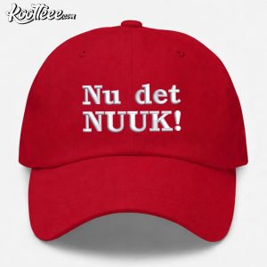 Nu Det Nuuk Greenland Political Embroidered Cap (1)