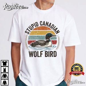 Heated Rivalry Stupid Canadian Wolf Bird Hockey Romance Meme T Shirt (3)