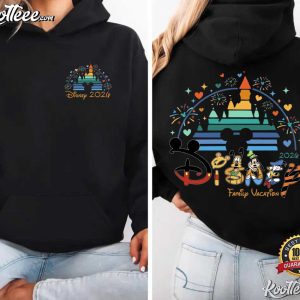 Disney Family Vacation 2026 Rainbow Castle T Shirt (1)