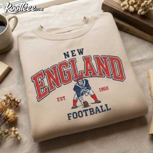 New England Patriot Football Vintage Embroidered Sweatshirt (1)