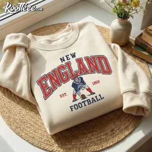 New England Patriot Football Vintage Embroidered Sweatshirt (2)
