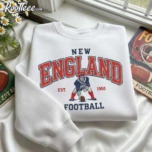 New England Patriot Football Vintage Embroidered Sweatshirt (3)