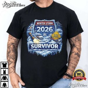 Winter Storm Survivor 2026 Cold Weather Survival T-Shirt
