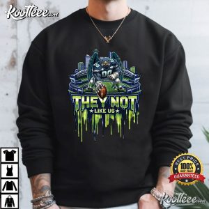 They Not Like Us Football Mascot Seahawks T Shirt (4)