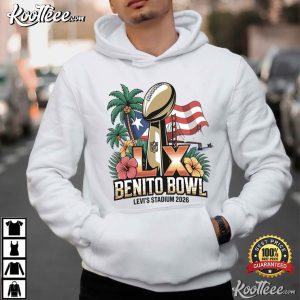 Benito Bowl Bad Bunny Levi's Stadium 2026 Football Fan T Shirt (2)
