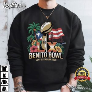 Benito Bowl Bad Bunny Levi's Stadium 2026 Football Fan T Shirt (3)