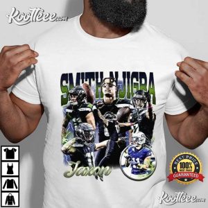 Jaxon Smith Njigba Vintage Bootleg 90s Game Day Football T Shirt (1)