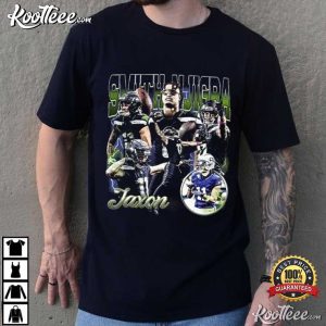 Jaxon Smith Njigba Vintage Bootleg 90s Game Day Football T Shirt (2)