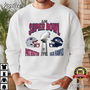 Super Bowl Patriots Vs Seahawks Game Day 2026 Football T Shirt (4)