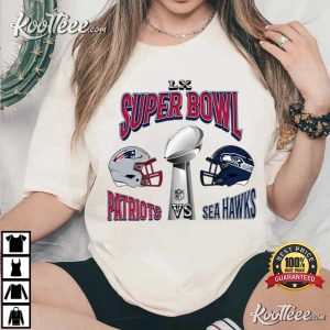 Super Bowl Patriots Vs Seahawks Game Day 2026 Football T Shirt (2)