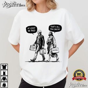 George Washington And Jesus Christian Political T Shirt (2)