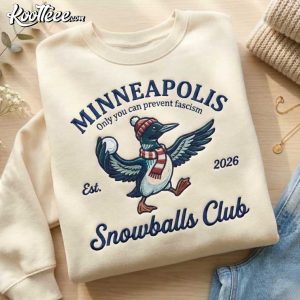 Minneapolis Resist Snowballs Club Loon Embroidered Sweatshirt (3)