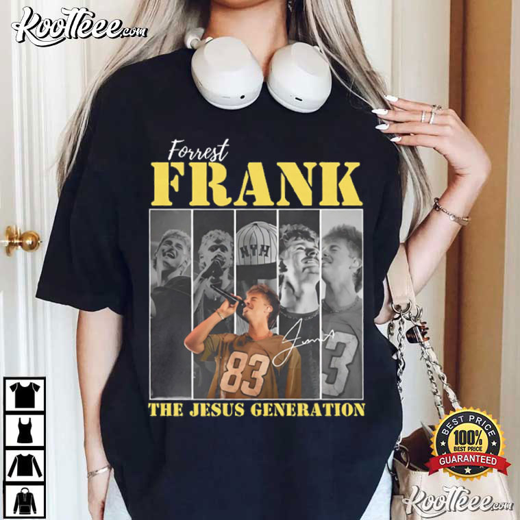 Forrest Frank Jesus Generation Tour Christian Worship T-Shirt Forrest Frank Jesus Generation Tour Christian Worship T-Shirt