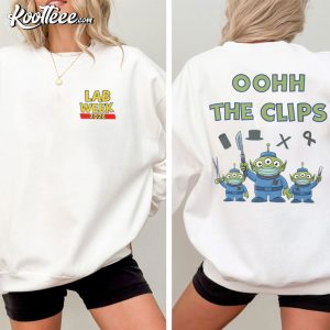 Toy Story Pathology Lab Week 2026 Biopsy Clips Alien T Shirt (4)