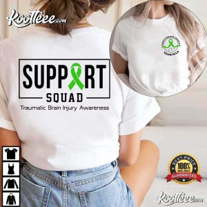 Traumatic Brain Injury Awareness Green Ribbon Custom T Shirt (4)