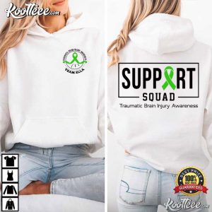 Traumatic Brain Injury Awareness Green Ribbon Custom T-Shirt Traumatic Brain Injury Awareness Green Ribbon Custom T Shirt (1)