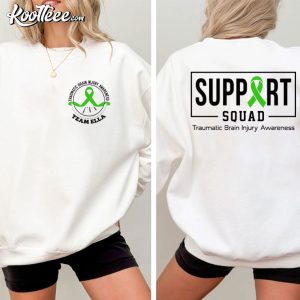 Traumatic Brain Injury Awareness Green Ribbon Custom T-Shirt Traumatic Brain Injury Awareness Green Ribbon Custom T Shirt (2)