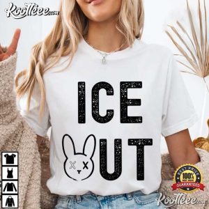 Bad Bunny Ice Out Protest Abolish Anti Trump T Shirt (1)