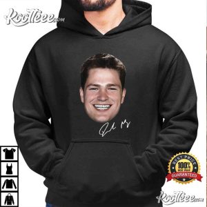 Drake Maye Funny Face With Signature Football Meme T Shirt (4)