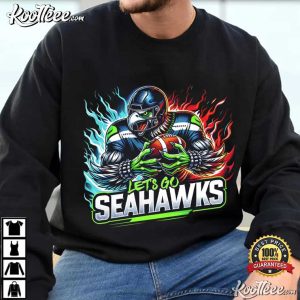 Let's Go Seahawks Football Mascot T Shirt (4)