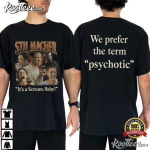 Stu Macher Scream Horror Movie Vintage T-Shirt