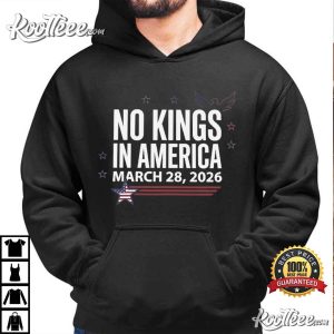 No Kings In America March 28 2026 Patriotic Protest T Shirt (3)