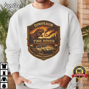 Dinosaur Time Rover Vintage Animal Kingdom T Shirt (4)