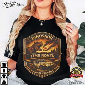 Dinosaur Time Rover Vintage Animal Kingdom T Shirt (2)