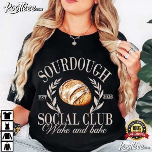 Sourdough Social Club Wake And Bread T Shirt (2)