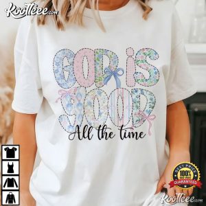 God Is Good All The Time Preppy Christian Bible Verse T Shirt (2)
