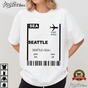 Boarding Pass Airport Code Travel Custom T Shirt (2)