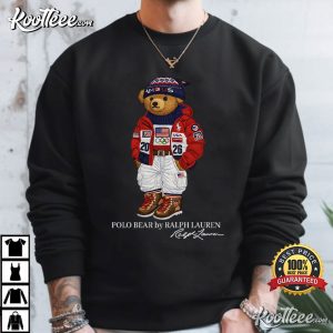 Polo Bear Ralph Lauren Team USA 2026 Winter Olympics T Shirt (4)