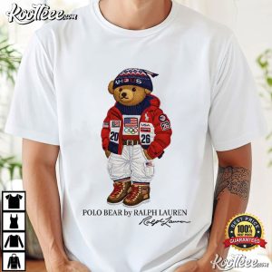 Polo Bear Ralph Lauren Team USA 2026 Winter Olympics T Shirt (1)