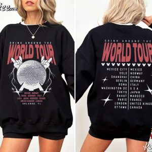Disney Group Trip Epcot Drink Around The World T Shirt (2)