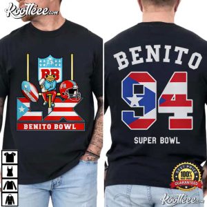 Puerto Rico Team Benito 94 Football Sports T Shirt (2)