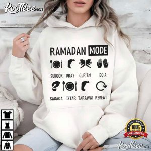 Ramadan Mode Family Matching Muslim Prayer T Shirt (4)