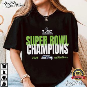 Seattle Seahawks 2026 Super Bowl LX Championship T Shirt (2)