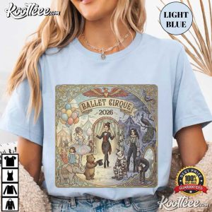 Ballet Cirque North State Dusty Blue T Shirt (3)