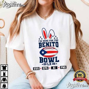 Benito Bowl LX 2026 Puerto Rican Flag T Shirt (2)